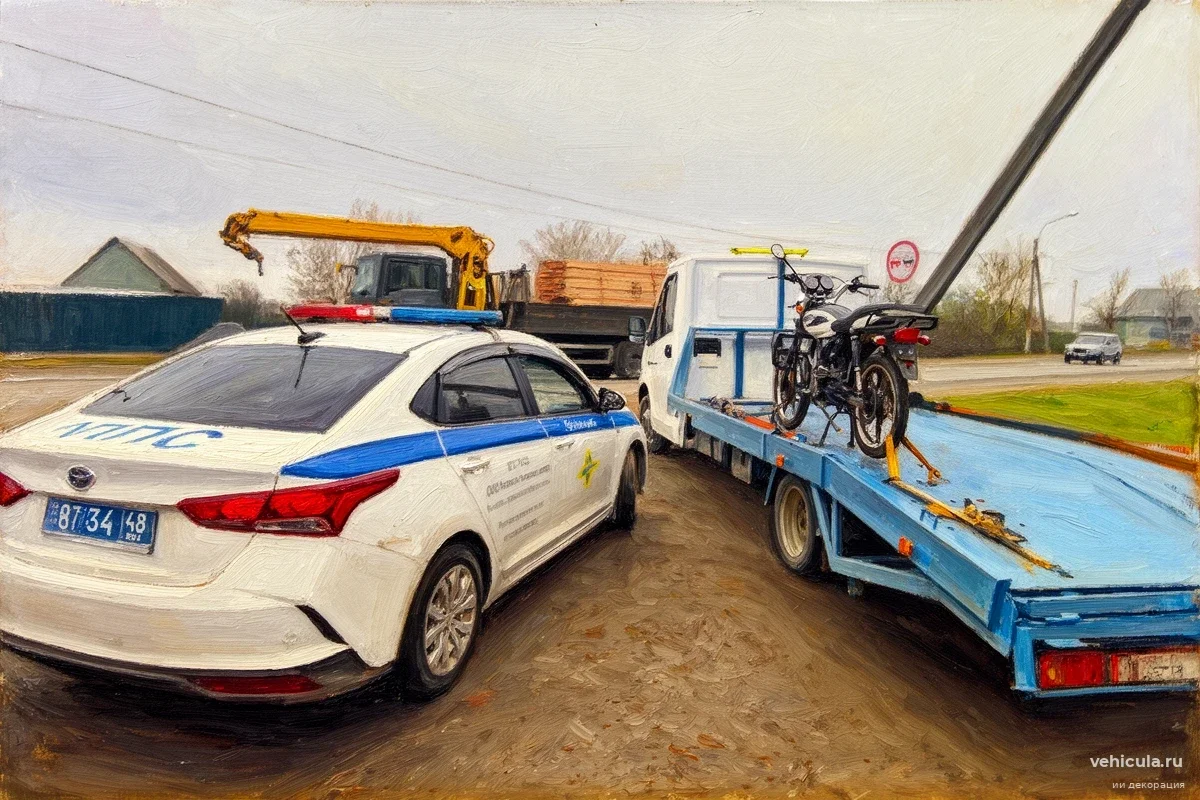 Липецкий гонщик на мопеде пытался уйти от ДПС: цена маневра оказалась неожиданной