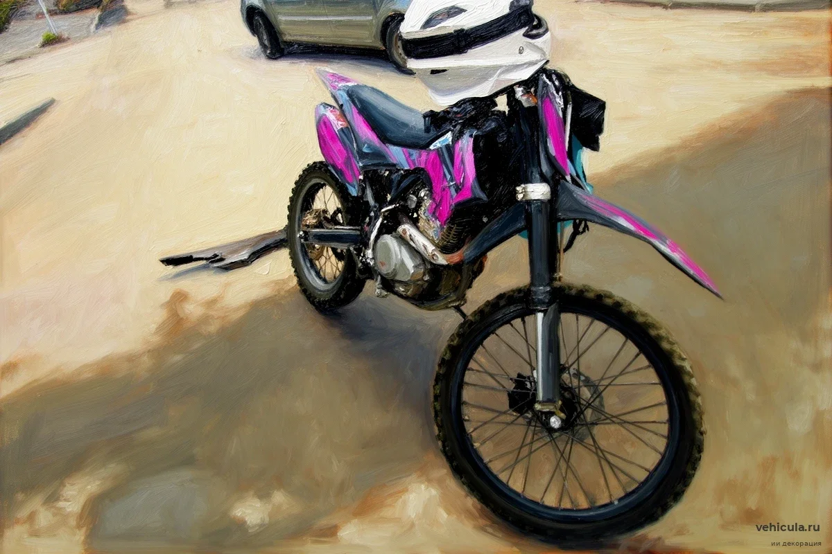 В Орле 16-летний бесправник на мотоцикле протаранил попутную «Ладу»