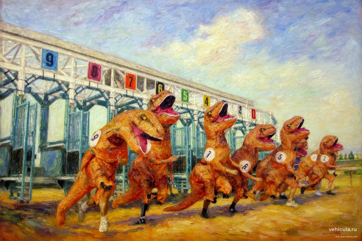 Динозавр на крыше ВАЗа в Кузбассе: цена поездки для семьи превысила 50 тысяч рублей